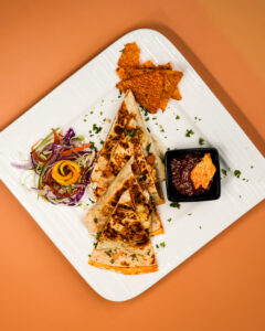 mexican cottage cheese quesadilla